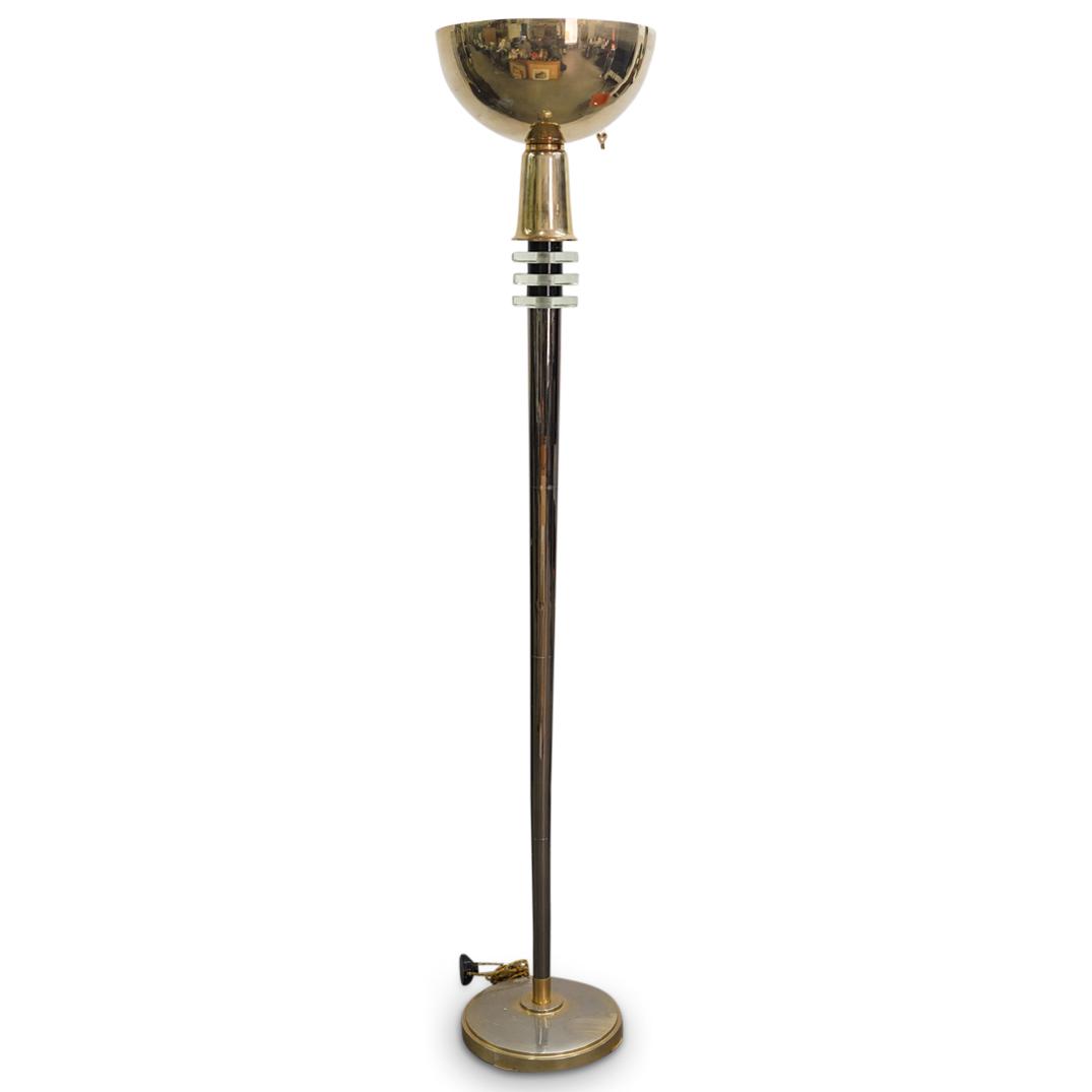 Art Deco Torchiere Floor Lamp (1 of 7)