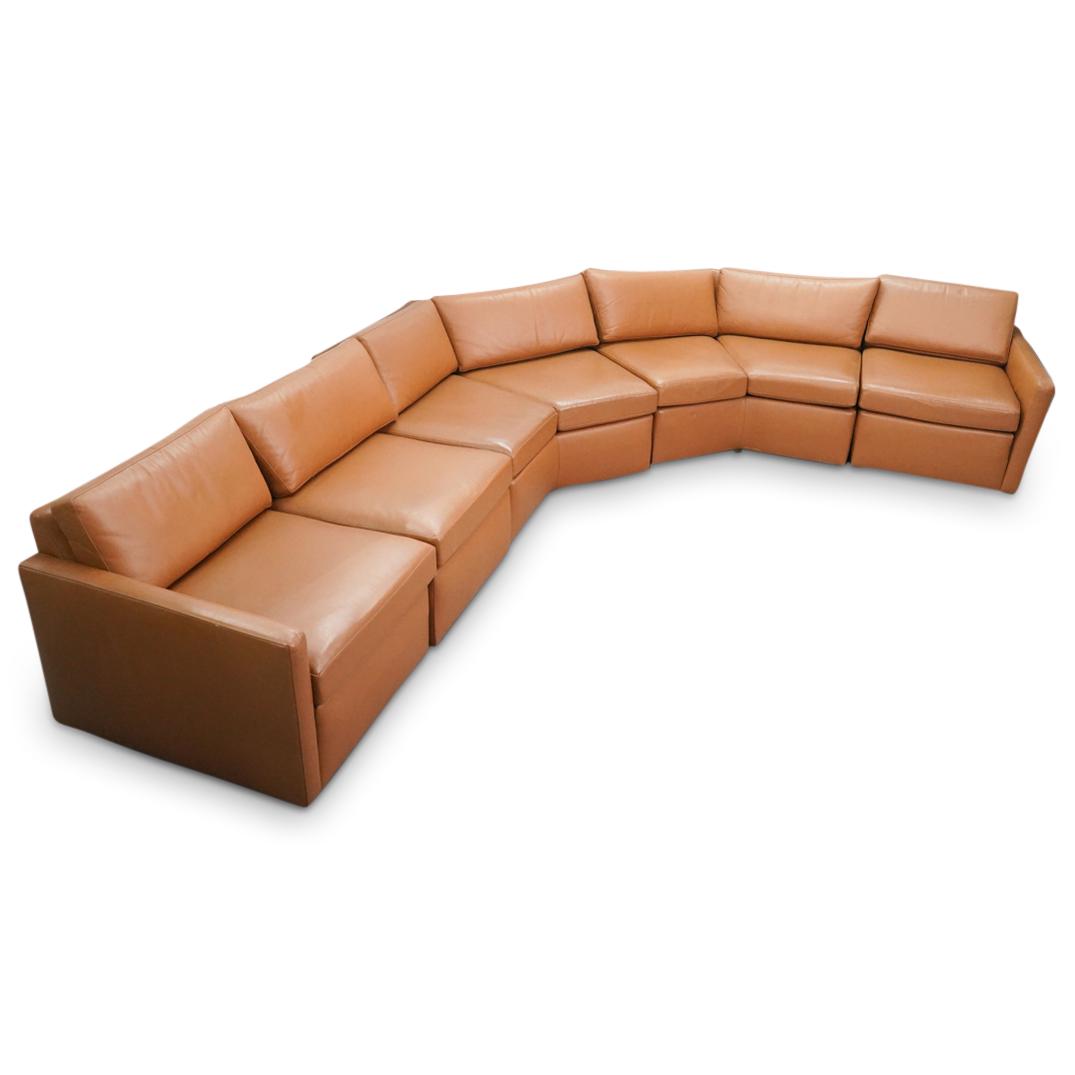 (5Pc) Bernhardt Carmel Leather Modular Sofa (1 of 10)