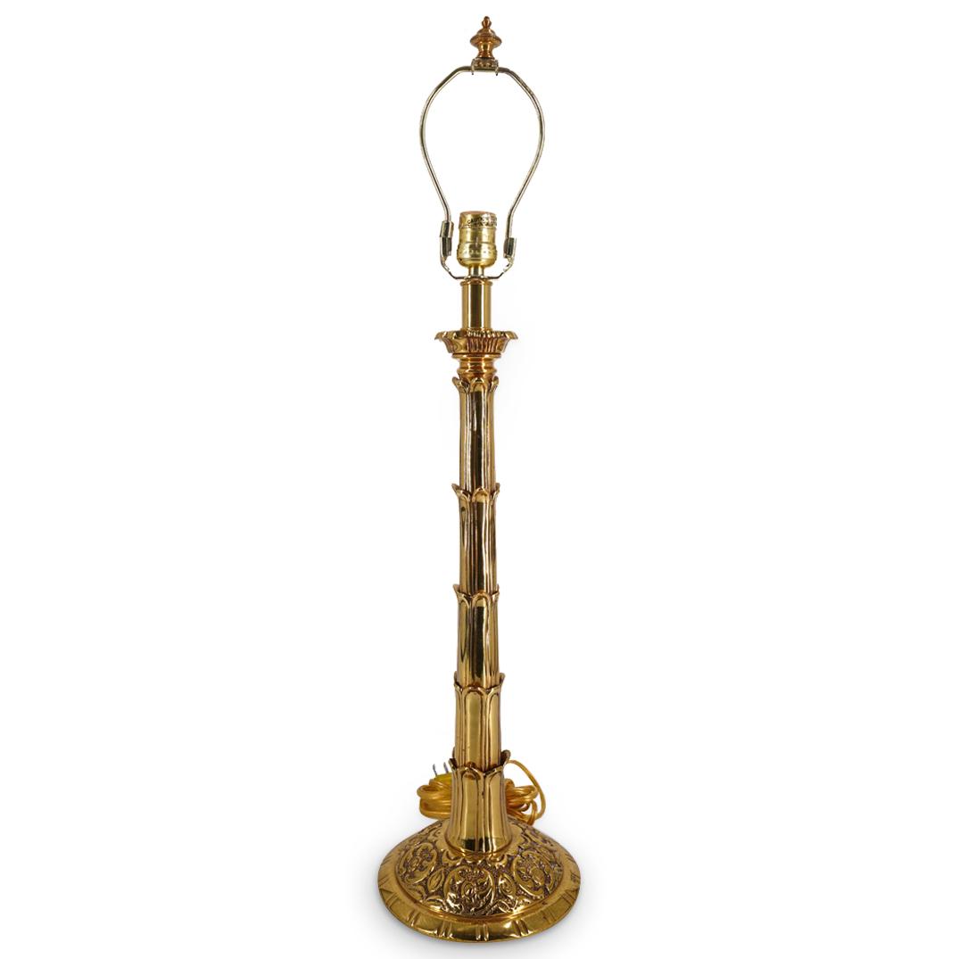 French Gilt Bronze Foliage Form Table Lamp (1 of 6)