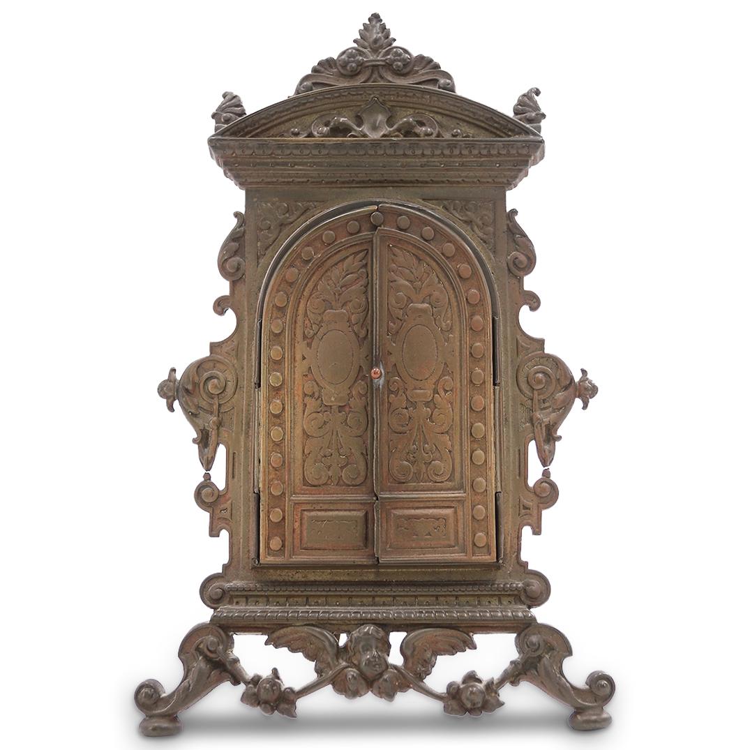 Antique French Icon Form Bronze Picture Frame (1 of 7)