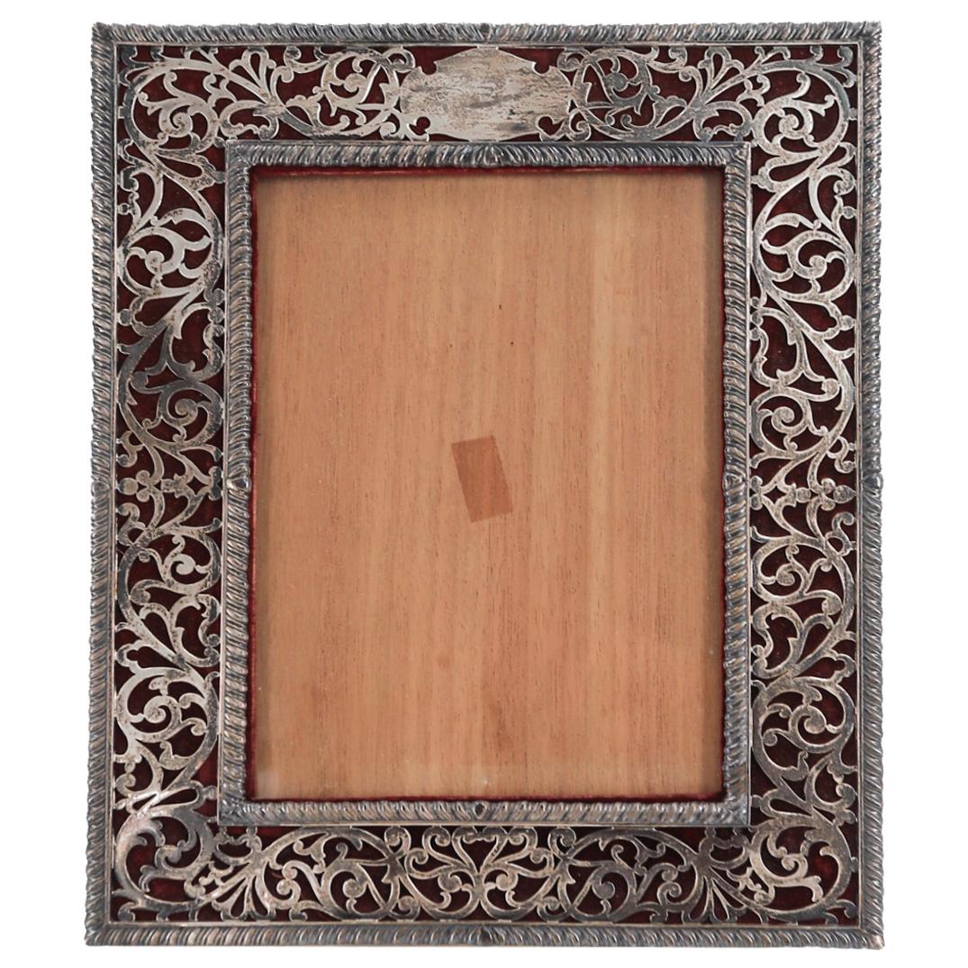 Howard And Co Sterling Silver And Wood Picture Frame (1 of 4)