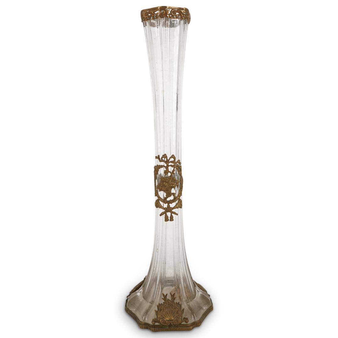 Antique French Probably Baccarat Glass Vase (1 of 7)