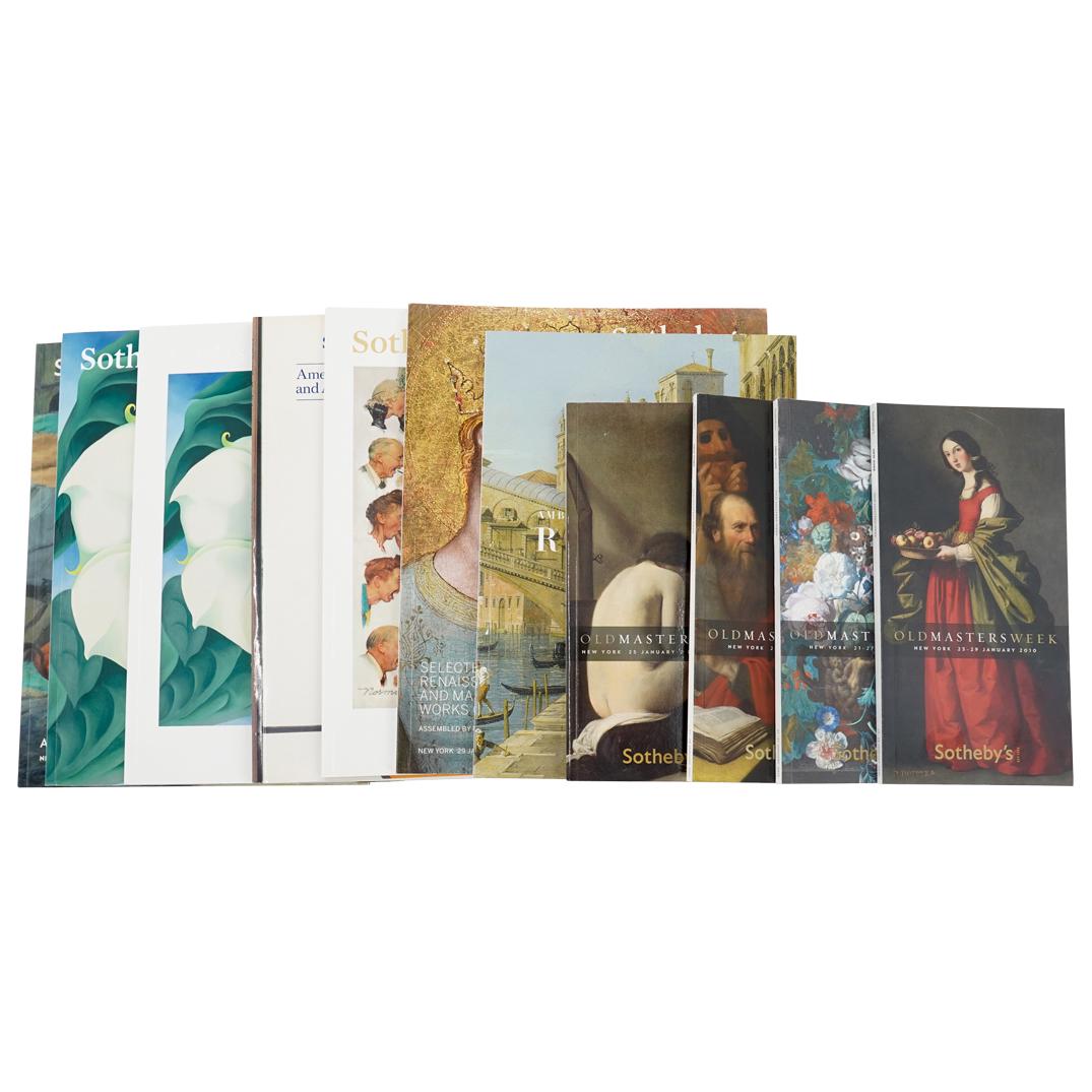 (11 Pc) Sotheby's New York Auction Catalogues Collection (1 of 4)