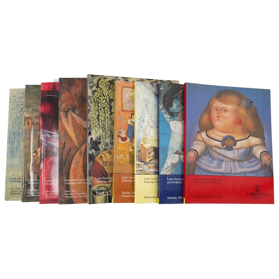 (9 Pc) Christie's New York Latin American Art Auction Catalogues (1 of 5)