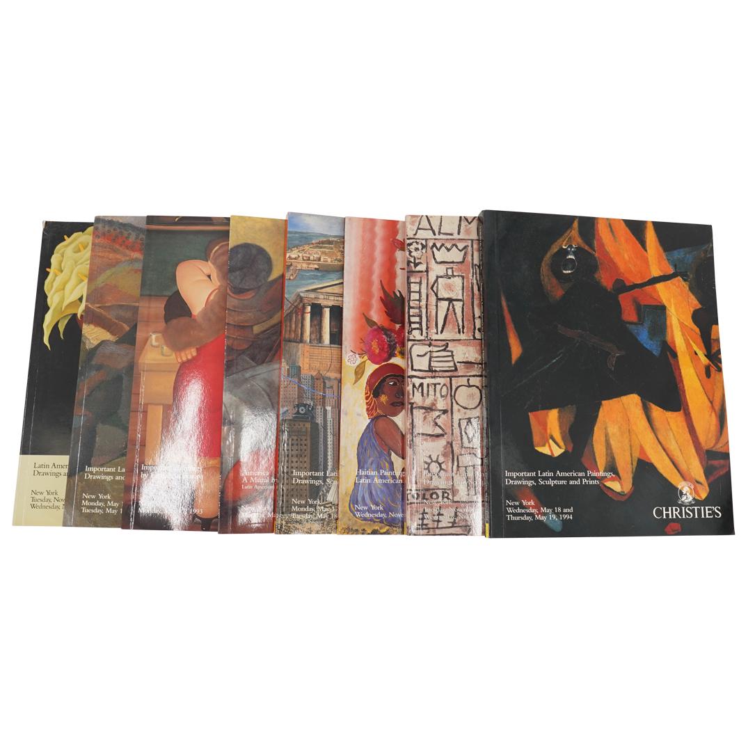 (8 Pc) Christie's New York Latin American Art Auction Catalogues (1 of 5)