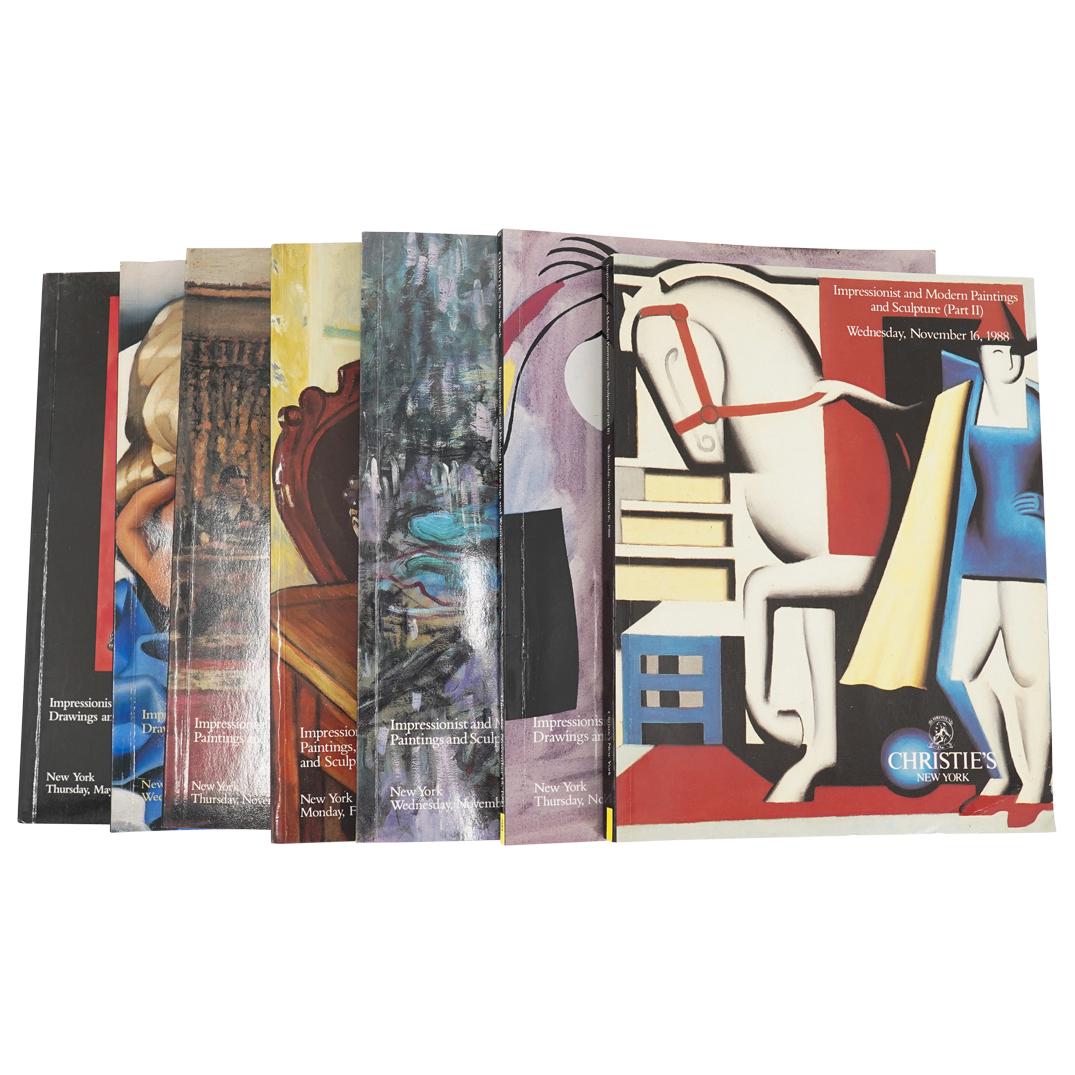 (8 Pc) Christie's New York Auction Catalogues Collection (1 of 4)