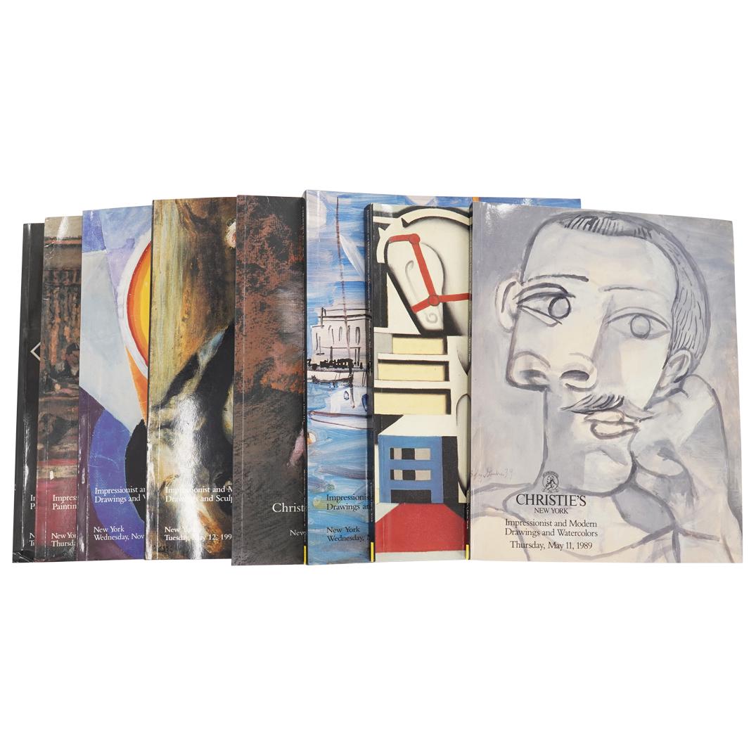 (8 Pc) Christie's New York Auction Catalogues Collection (1 of 5)