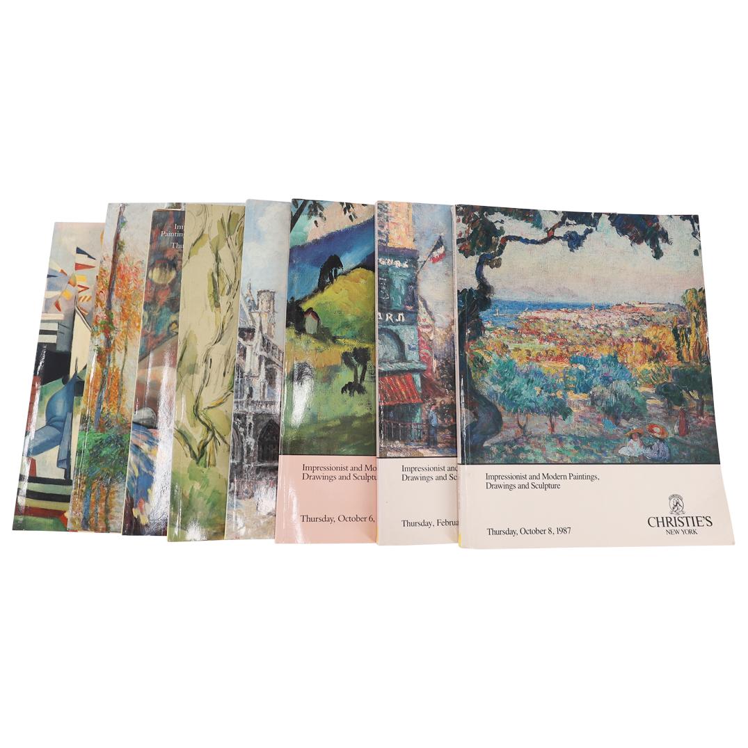 (8 Pc) Christie's New York Auction Catalogues Collection (1 of 5)