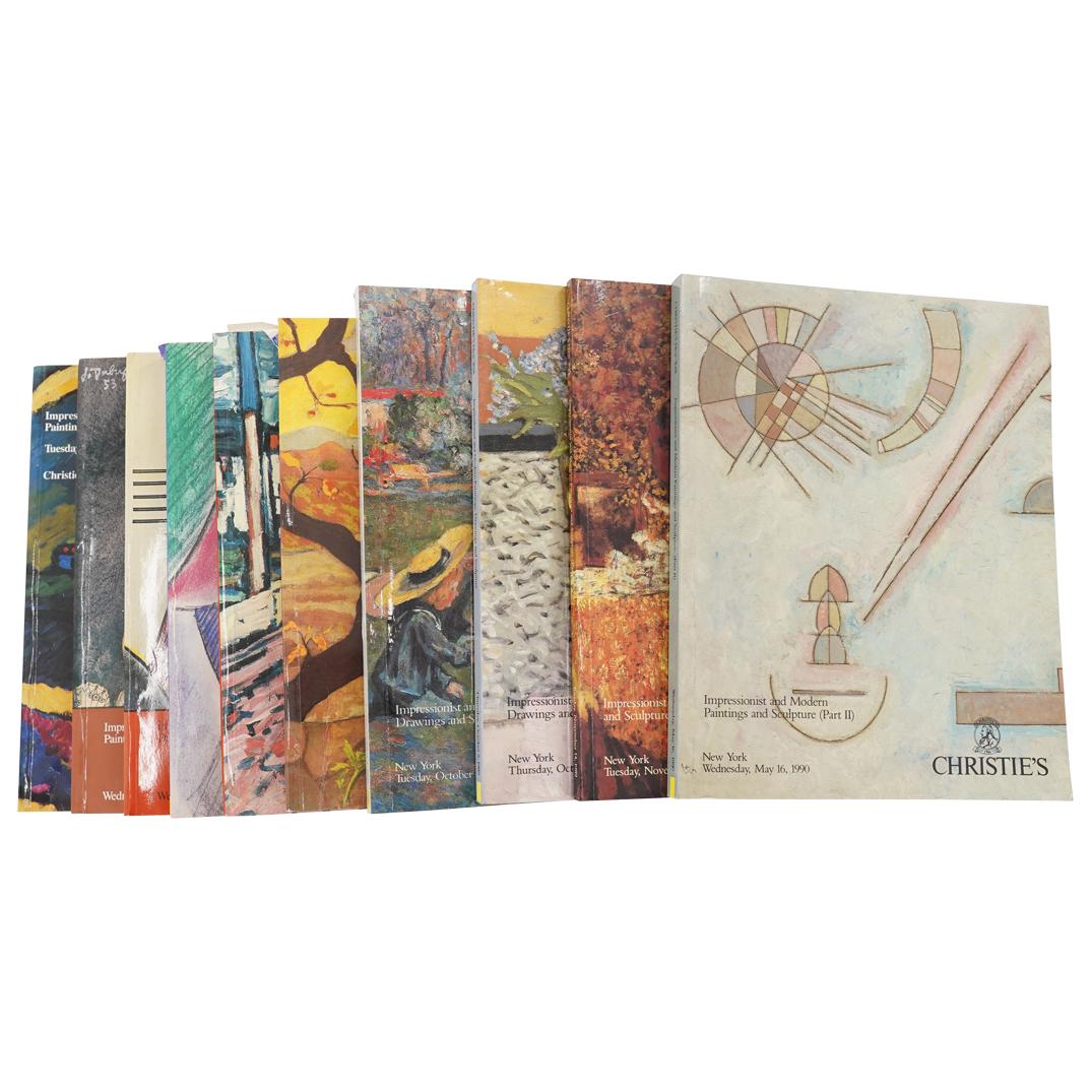 (10 Pc) Christie's New York Auction Catalogues Collection (1 of 5)