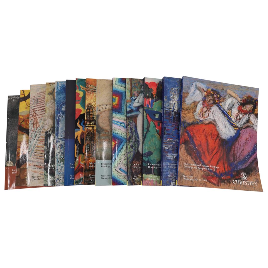 (14 Pc) Christie's New York Auction Catalogues Collection (1 of 5)