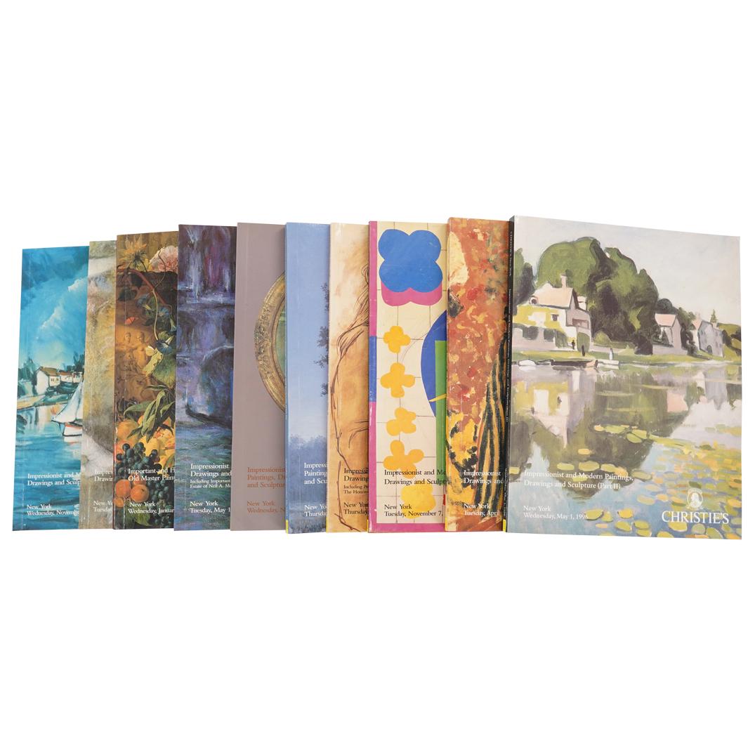(10 Pc) Christie's New York Auction Catalogues Collection (1 of 5)