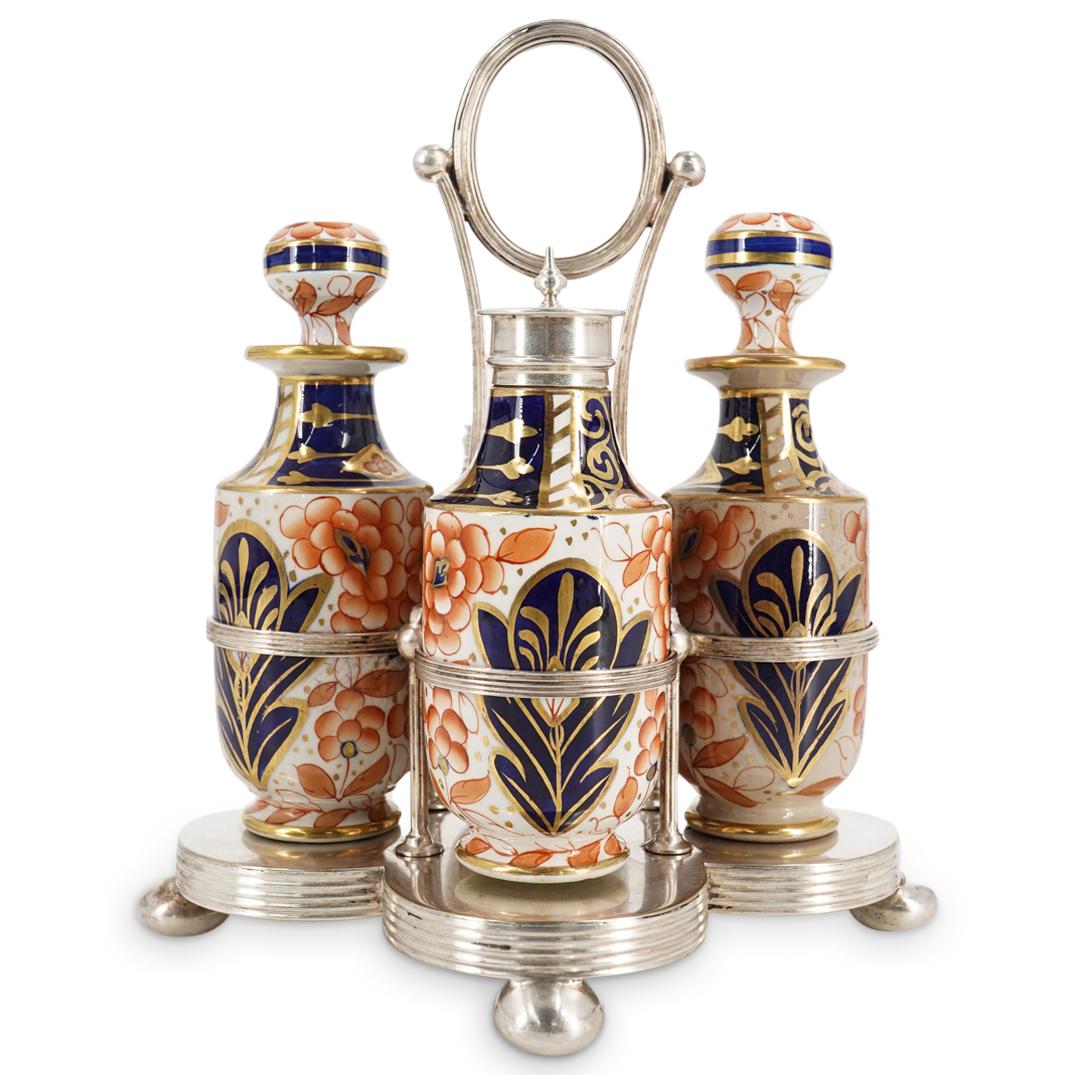 (5 Pc) English Imari Pattern Serving Vessels (1 of 10)