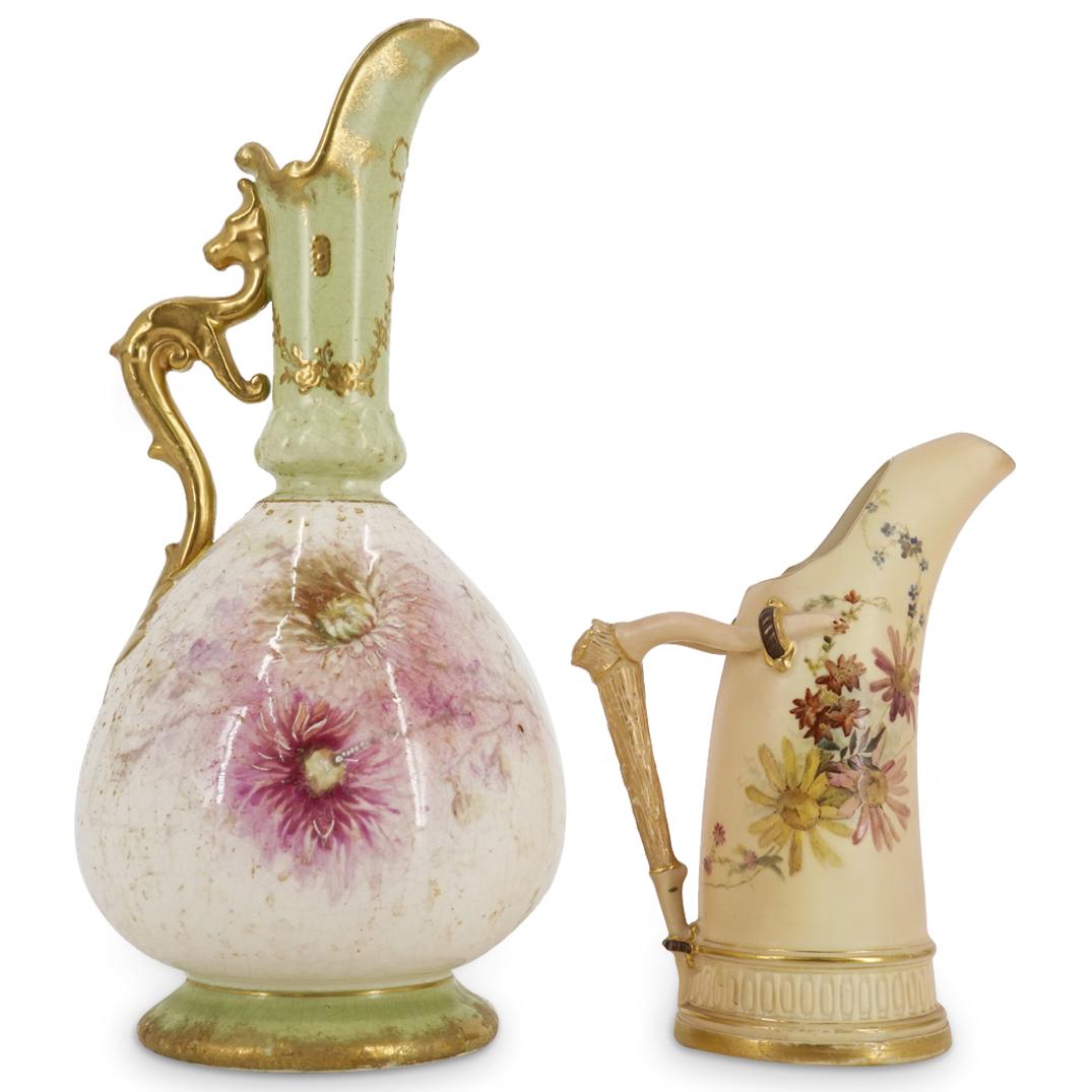 (2 Pc) Royal Worcester Creamer And Royal Bonn Ewer (1 of 9)