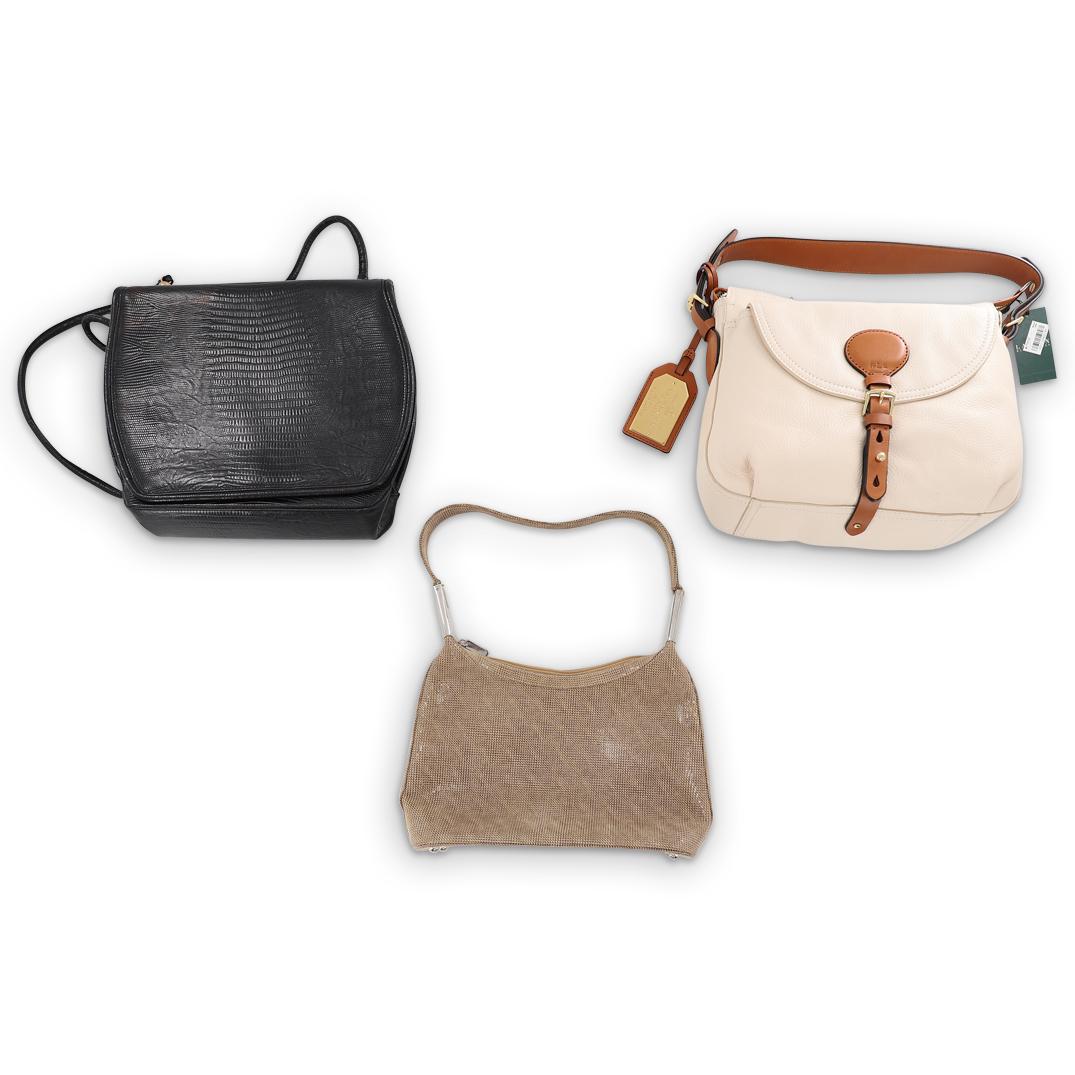(3 Pc) Donna Karan / Stuart Weitzman / Ralph Lauren Bags Grouping Set (1 of 18)