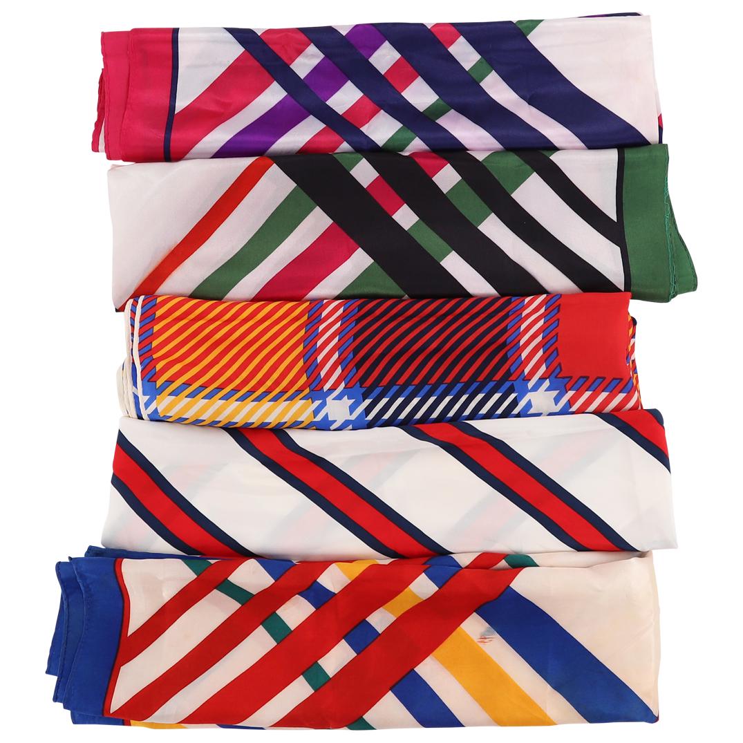 (5 Pc) Vintage Marcellene Scarves Grouping Set (1 of 6)