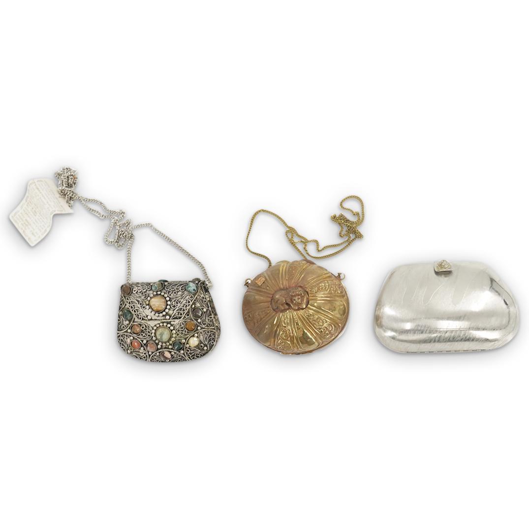 (3 Pc) Mixed Metal Ladies Clutch Bags Collection (1 of 10)