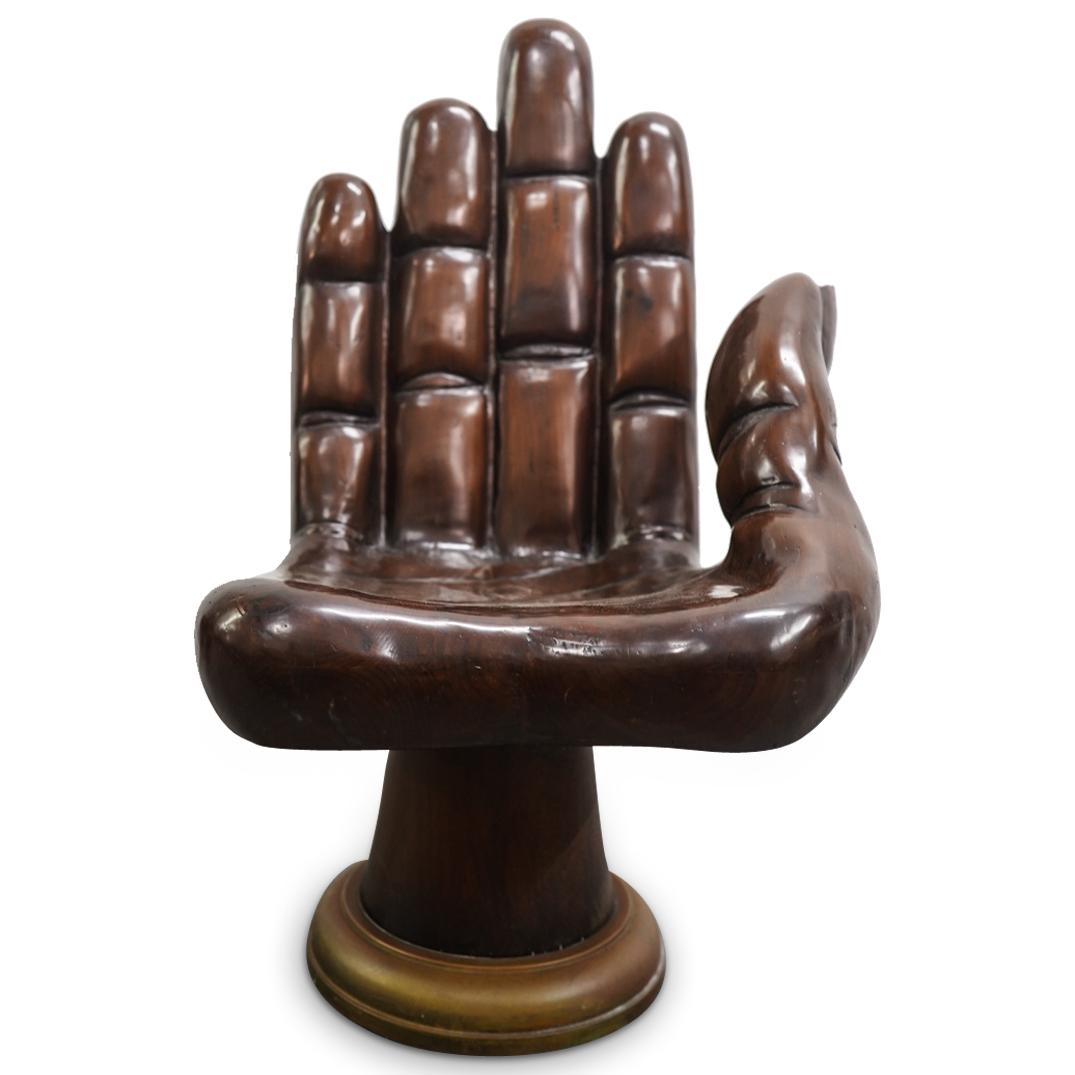 Mid Century Pedro Friedeberg Style Wood Hand Chair (1 of 9)