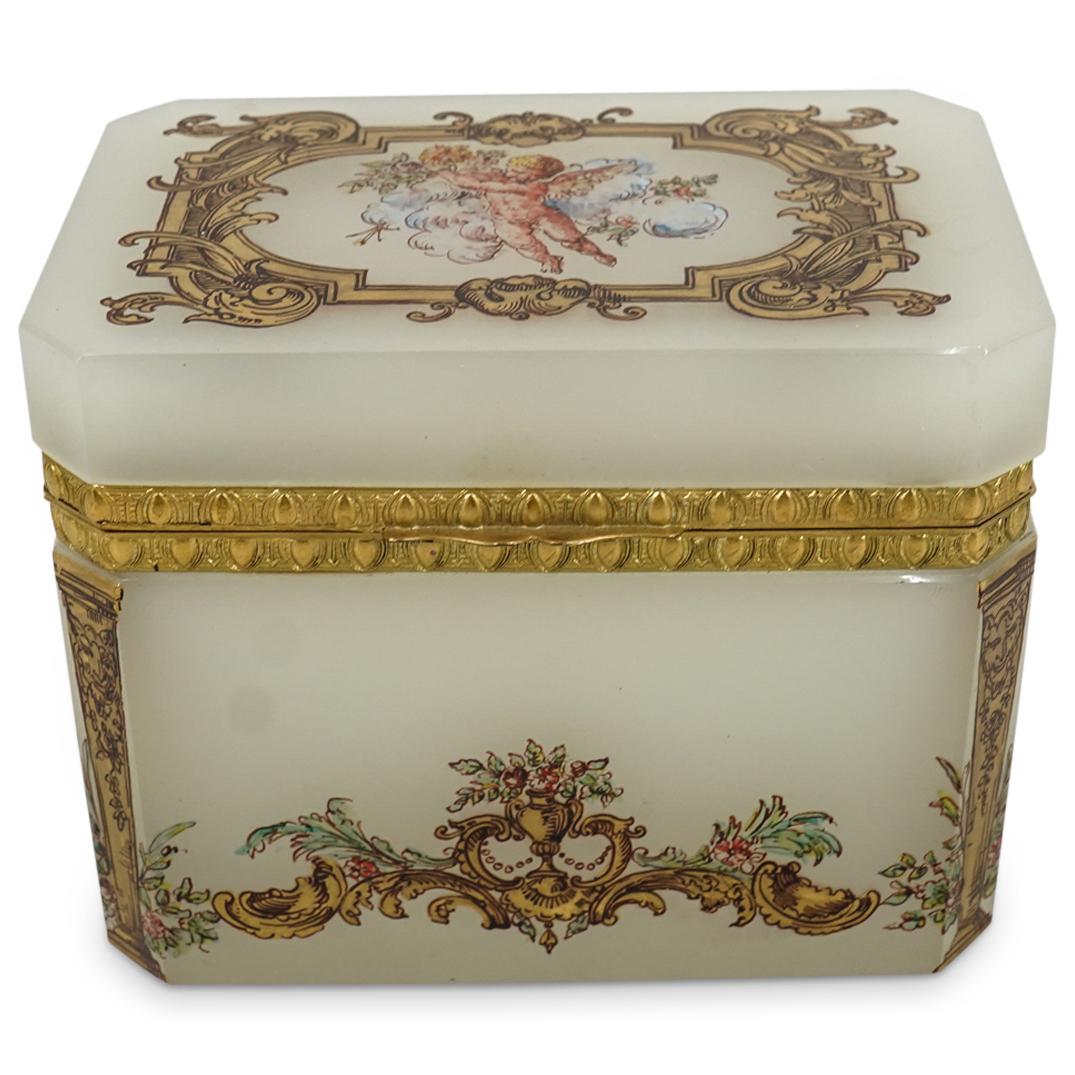 French Opaline Glass Casket (1 of 8)