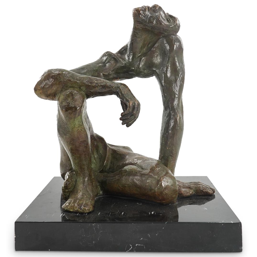 Alicia Cardoso (Mexican) Brutalist Bronze Sculpture (1 of 7)