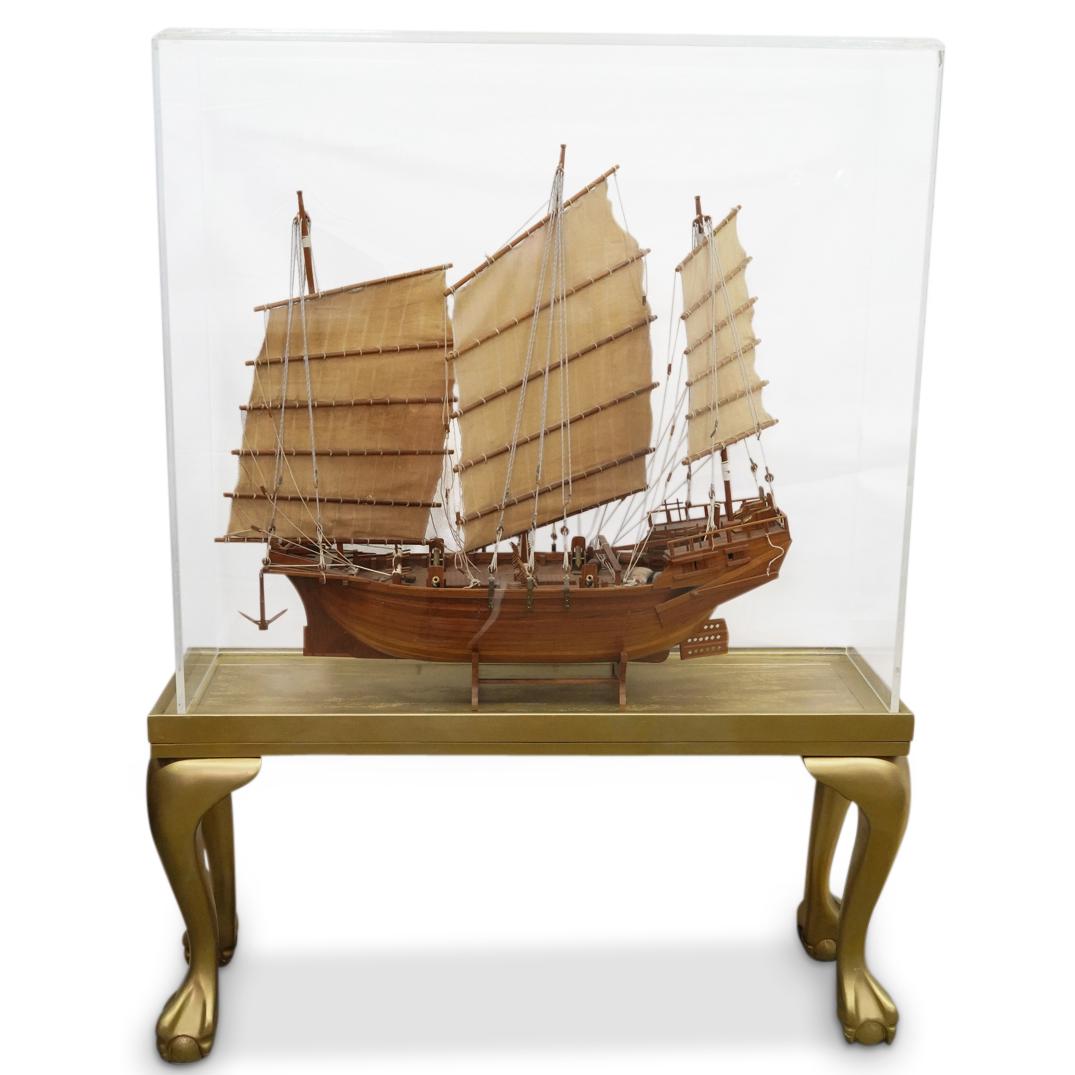 Nautical Model Ship In Case (1 of 7)