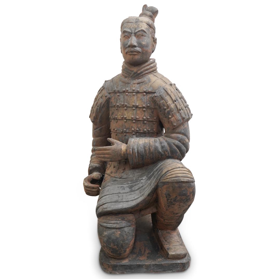 Chinese Terracotta Kneeling Warrior (1 of 9)