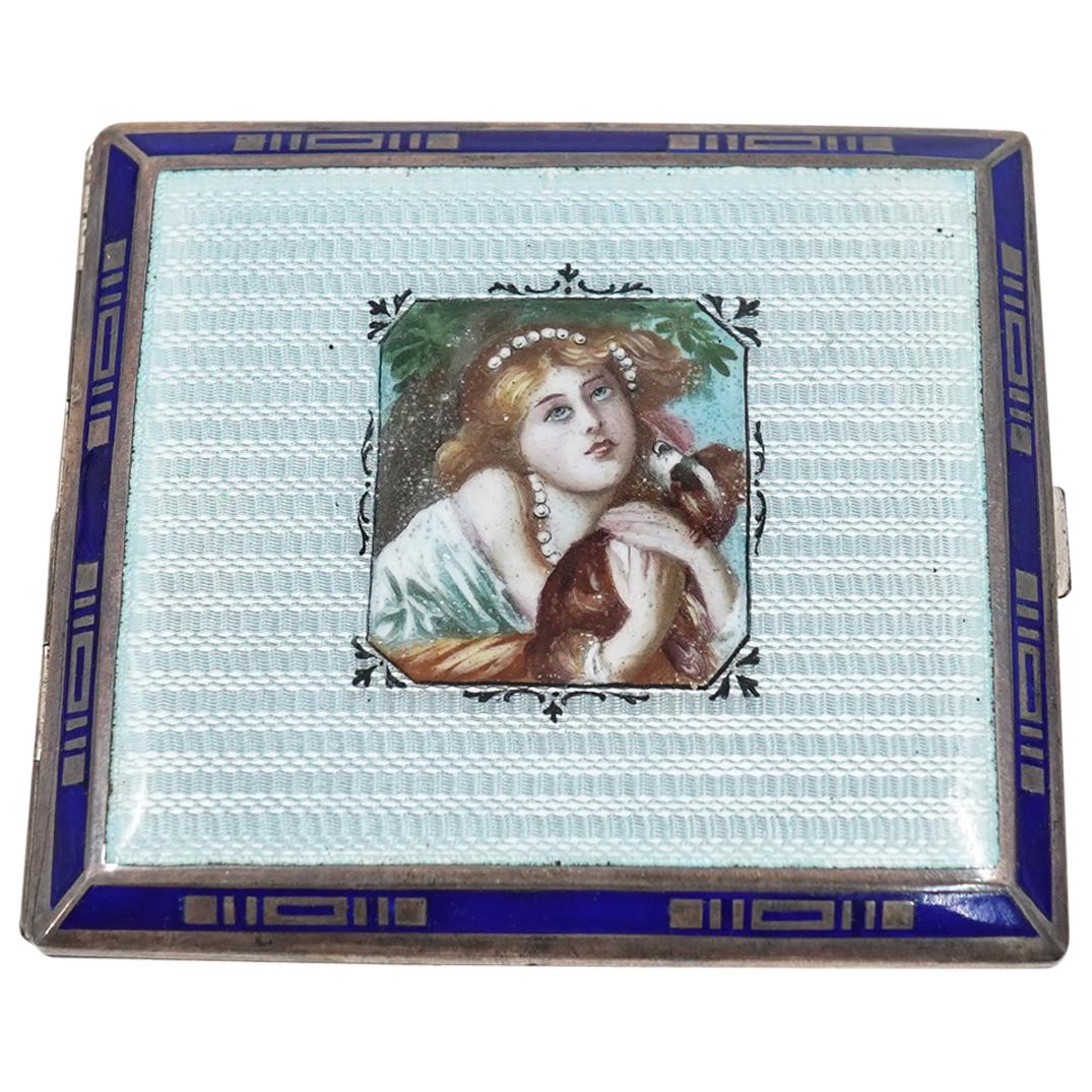 Antique Austro-Hungarian Guilloche Sterling Cigarette Case (1 of 5)