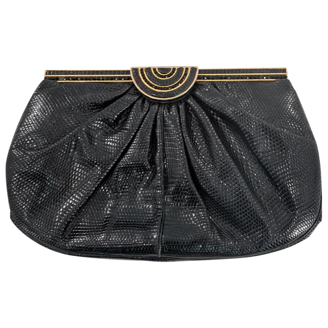 Judith Leiber Black Evening Bag (1 of 6)