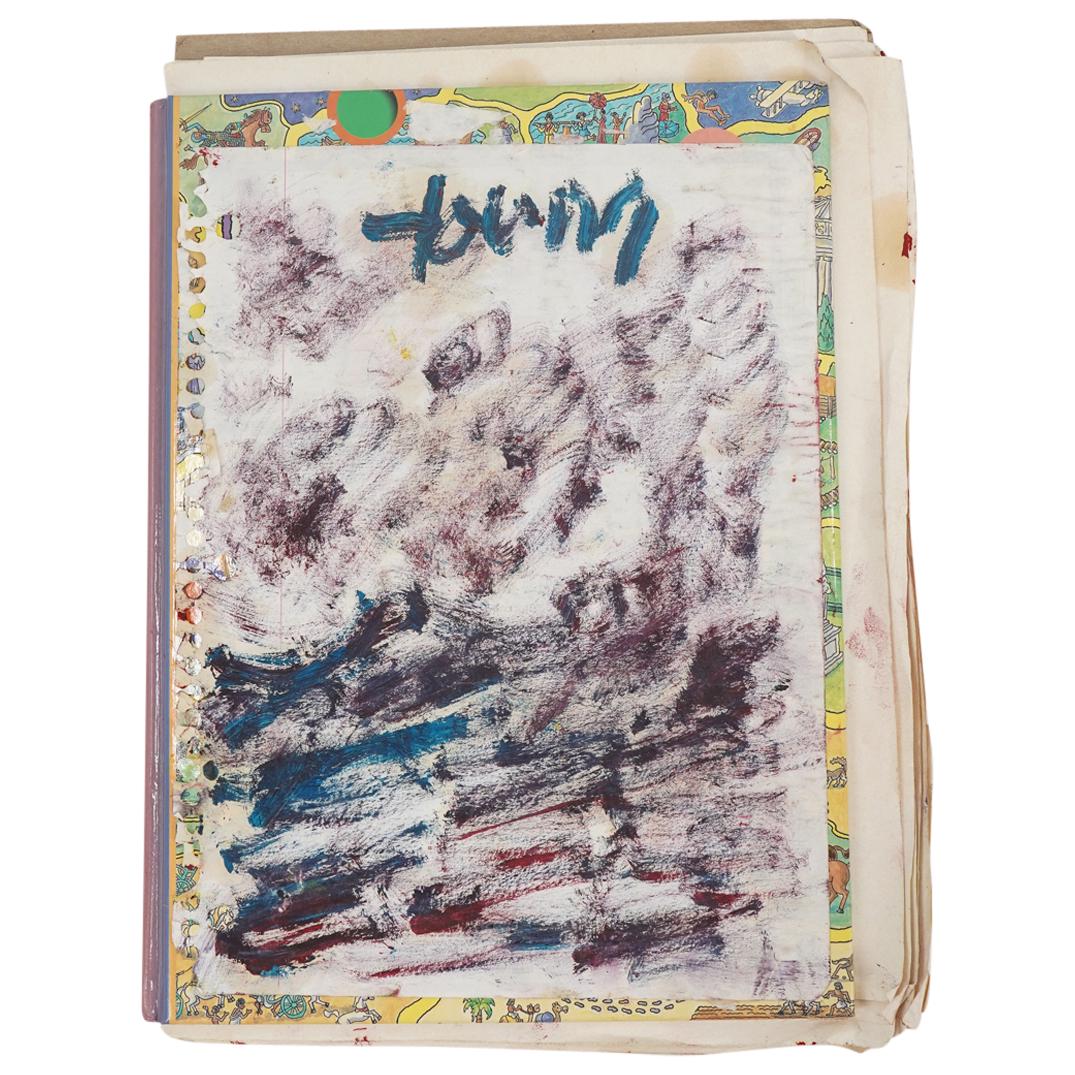 Purvis Young (American. 1943-2010) Painted Book (1 of 10)