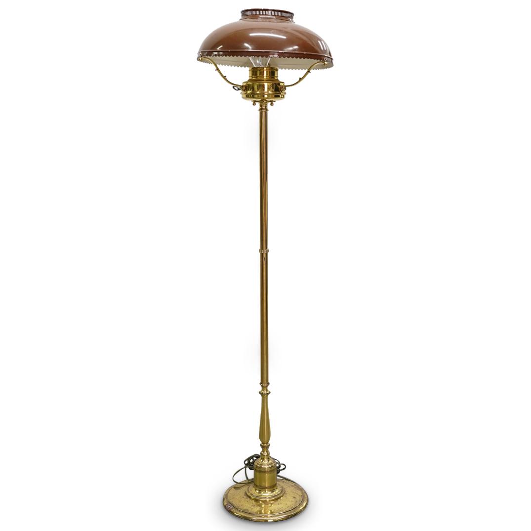 Antique Brass Floor Lamp (1 of 7)
