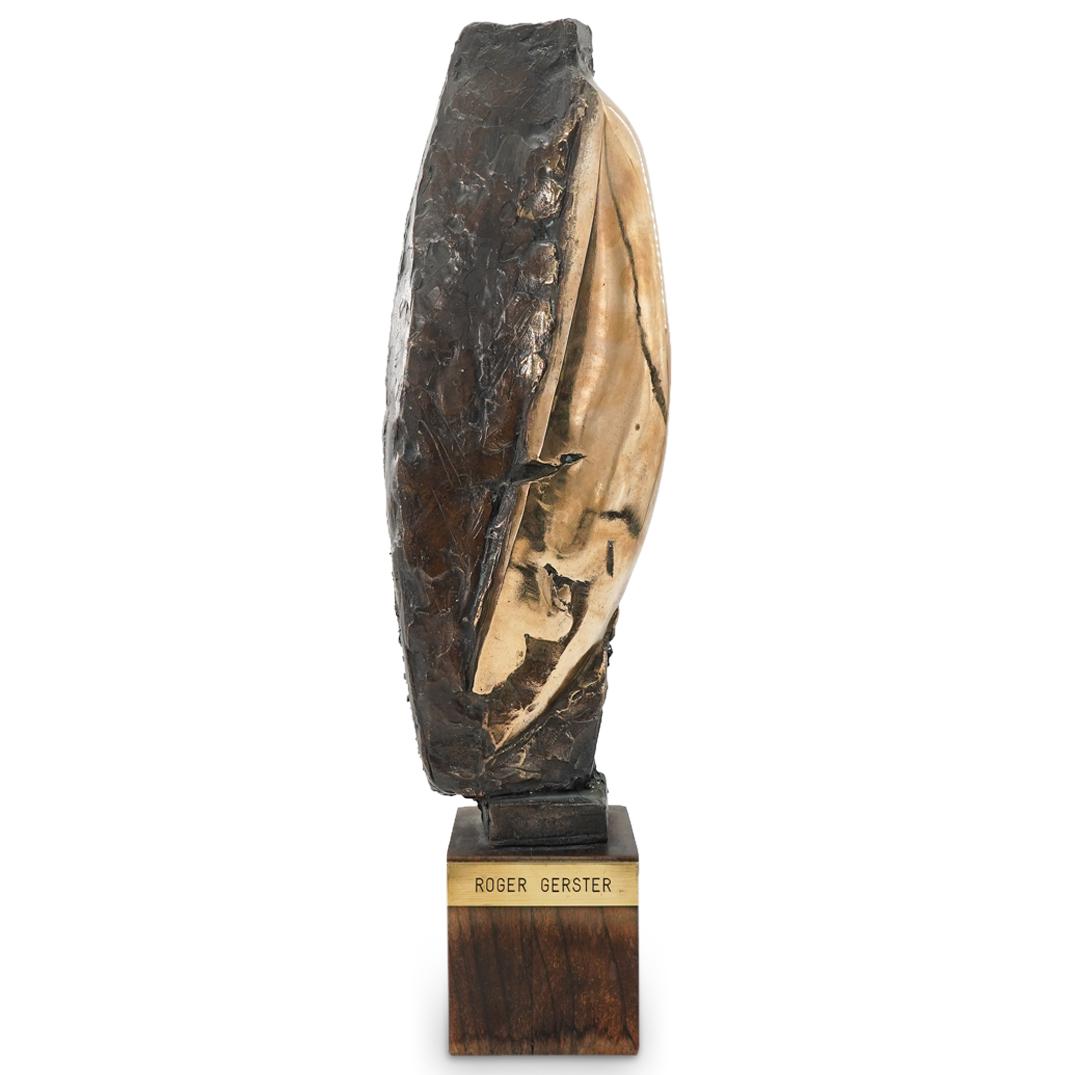 Roger Gerster (Swiss, 1939) "Abstract Composition" Bronze Sculpture (1 of 6)