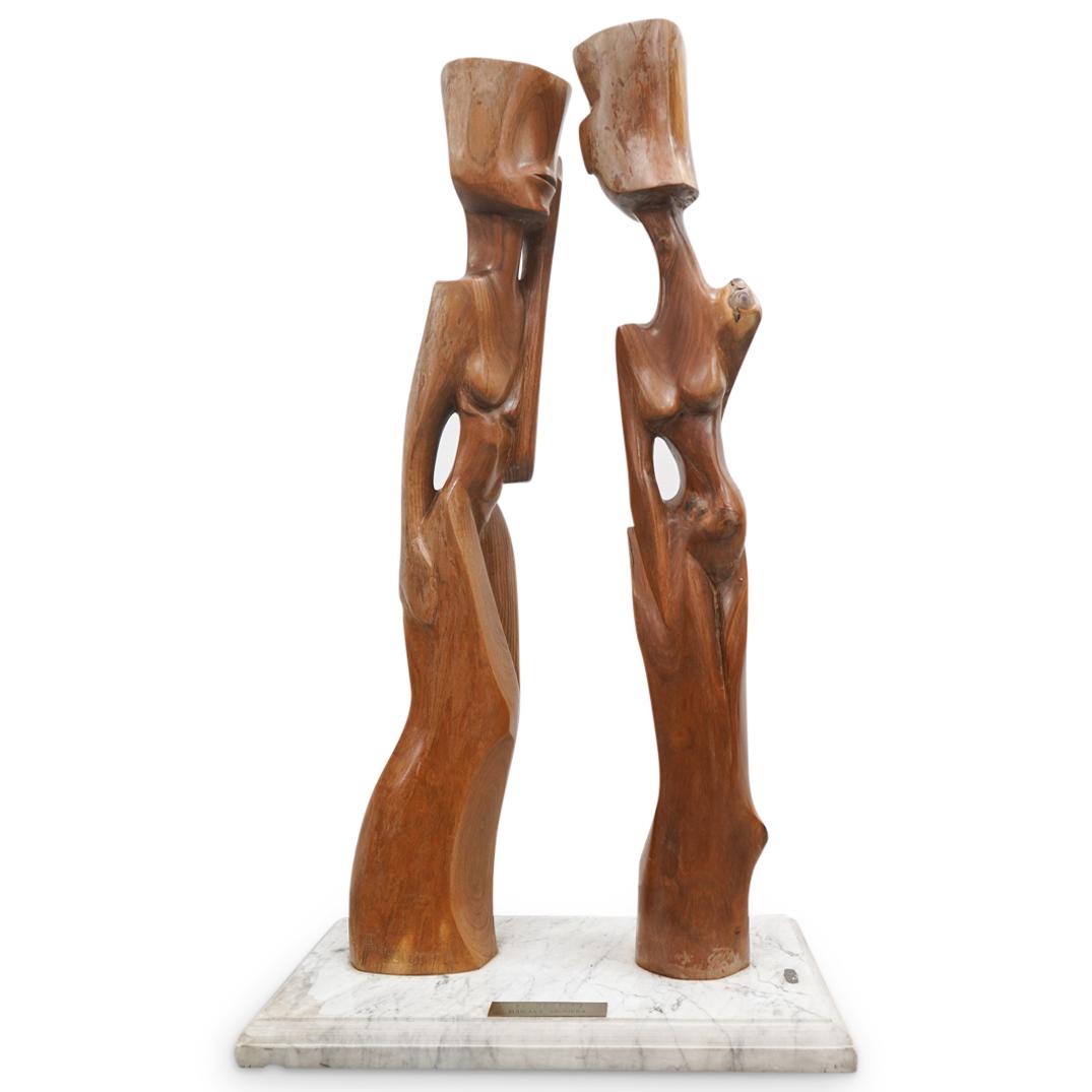 Mariana Brihuega (Argentinian, 20th Cent.) "El Secreto" Sculpture (1 of 6)