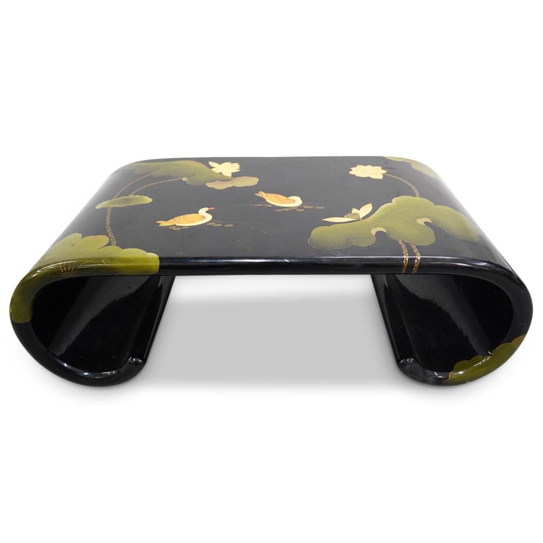 Vintage Chinese Lacquered Wooden Coffee Table (1 of 6)