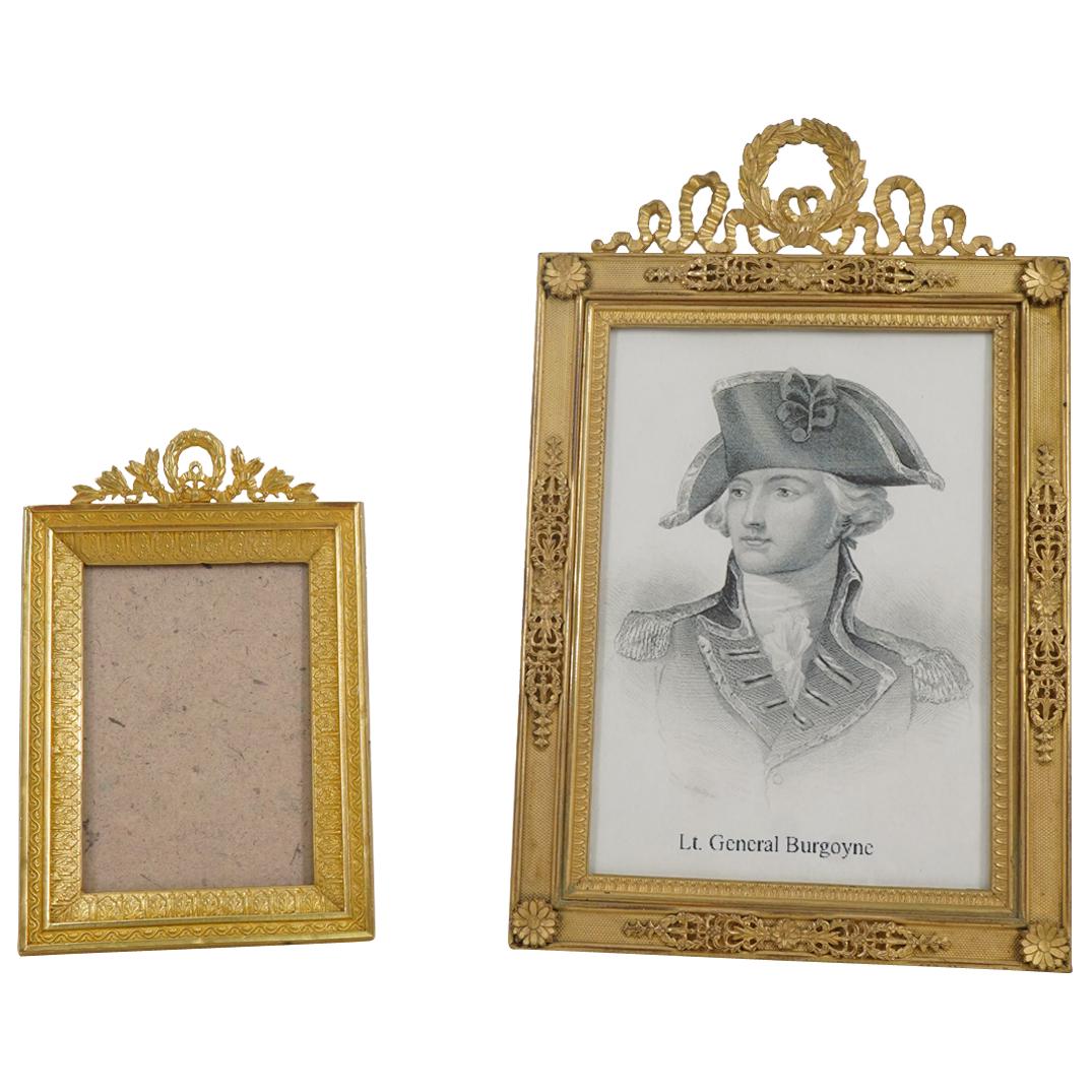 (2Pc) Antique French Ormolu Picture Frames (1 of 6)