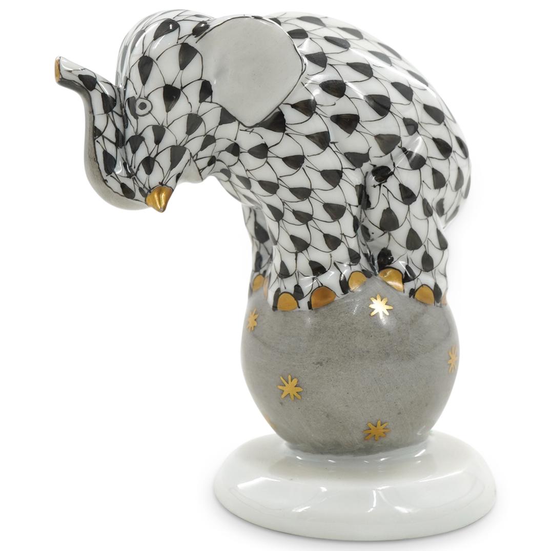 Herend Porcelain "Dancing Elephant" Figurine (1 of 3)