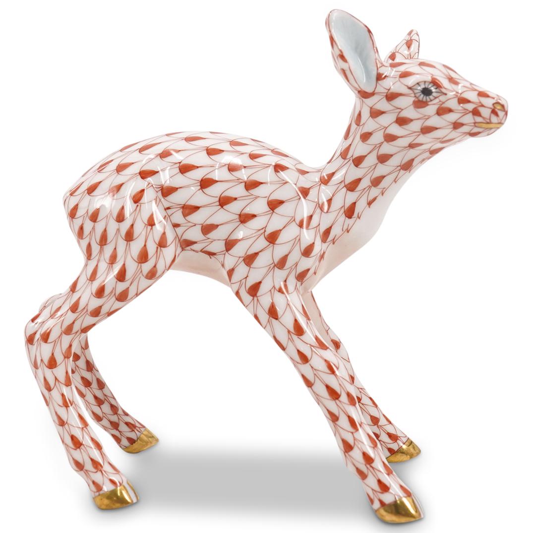 Herend Porcelain "Fawn" Figurine (1 of 4)