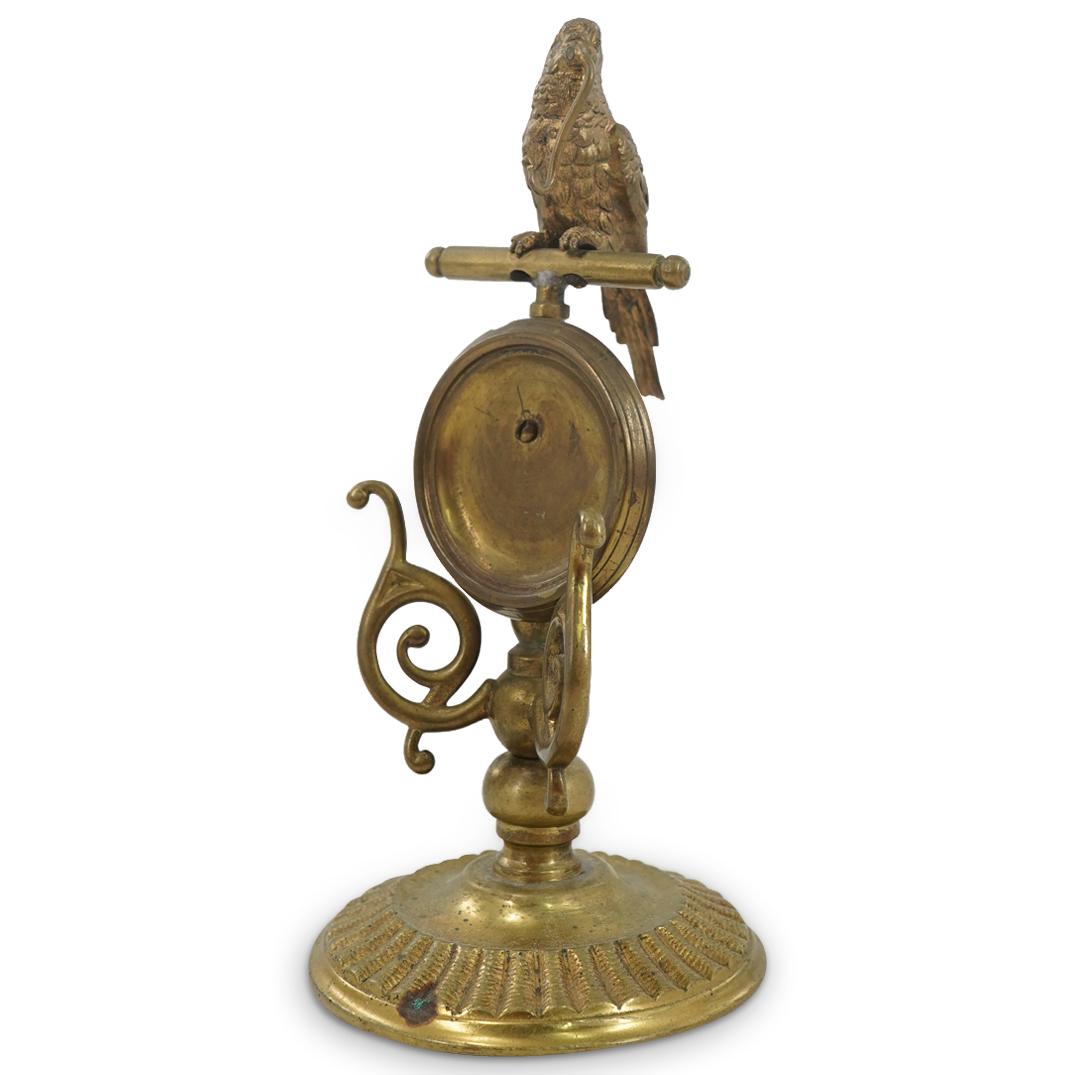 Victorian British Bronze Whimsical Pocket Watch Holder (1 of 4)