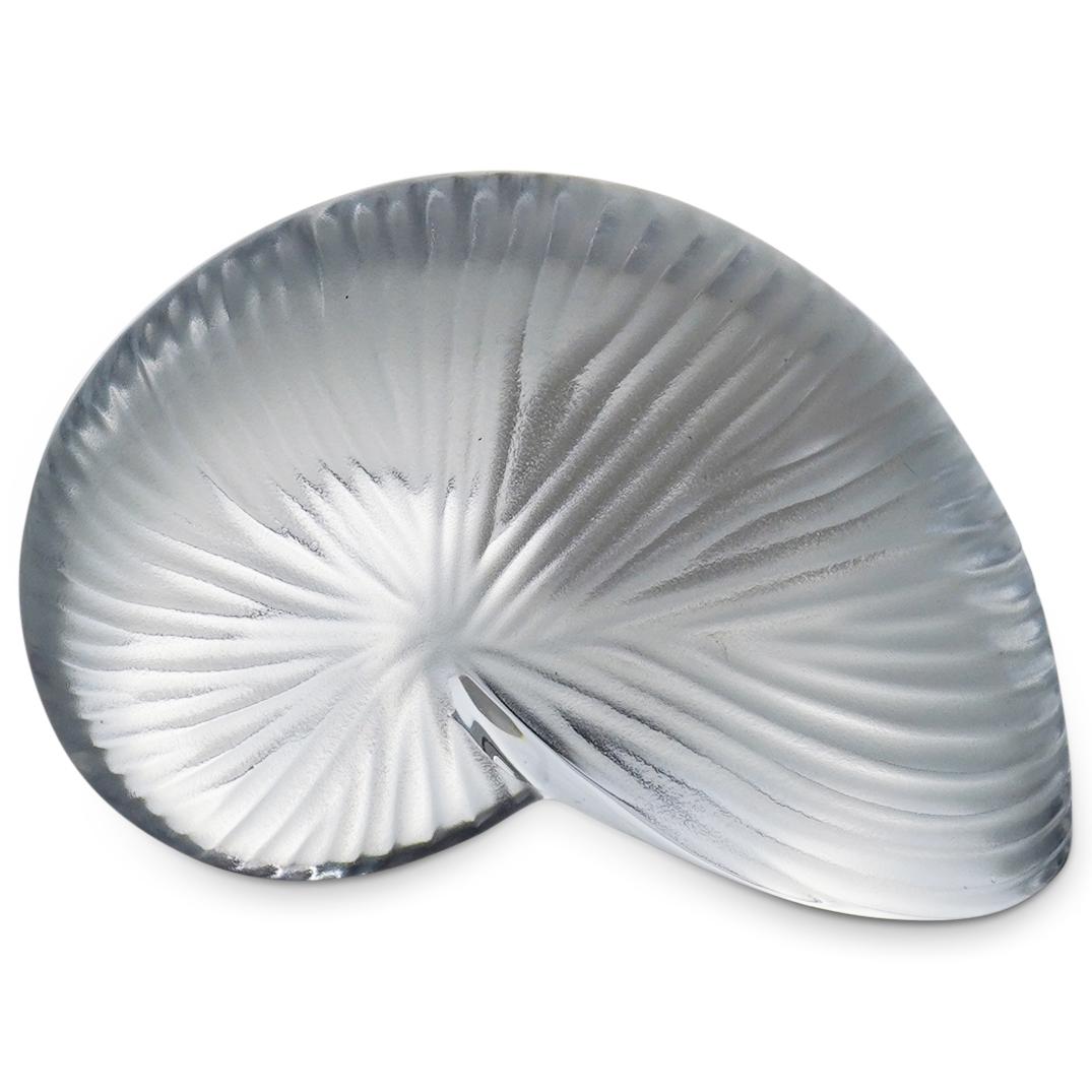 Baccarat Crystal Seashell "Nautilus" Figurine (1 of 3)