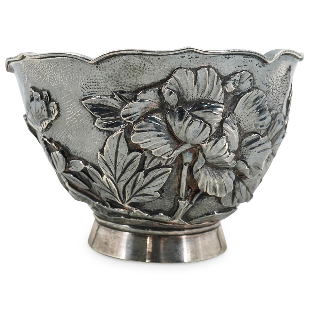 Antique Japanese Silver Bowl (1 of 2)