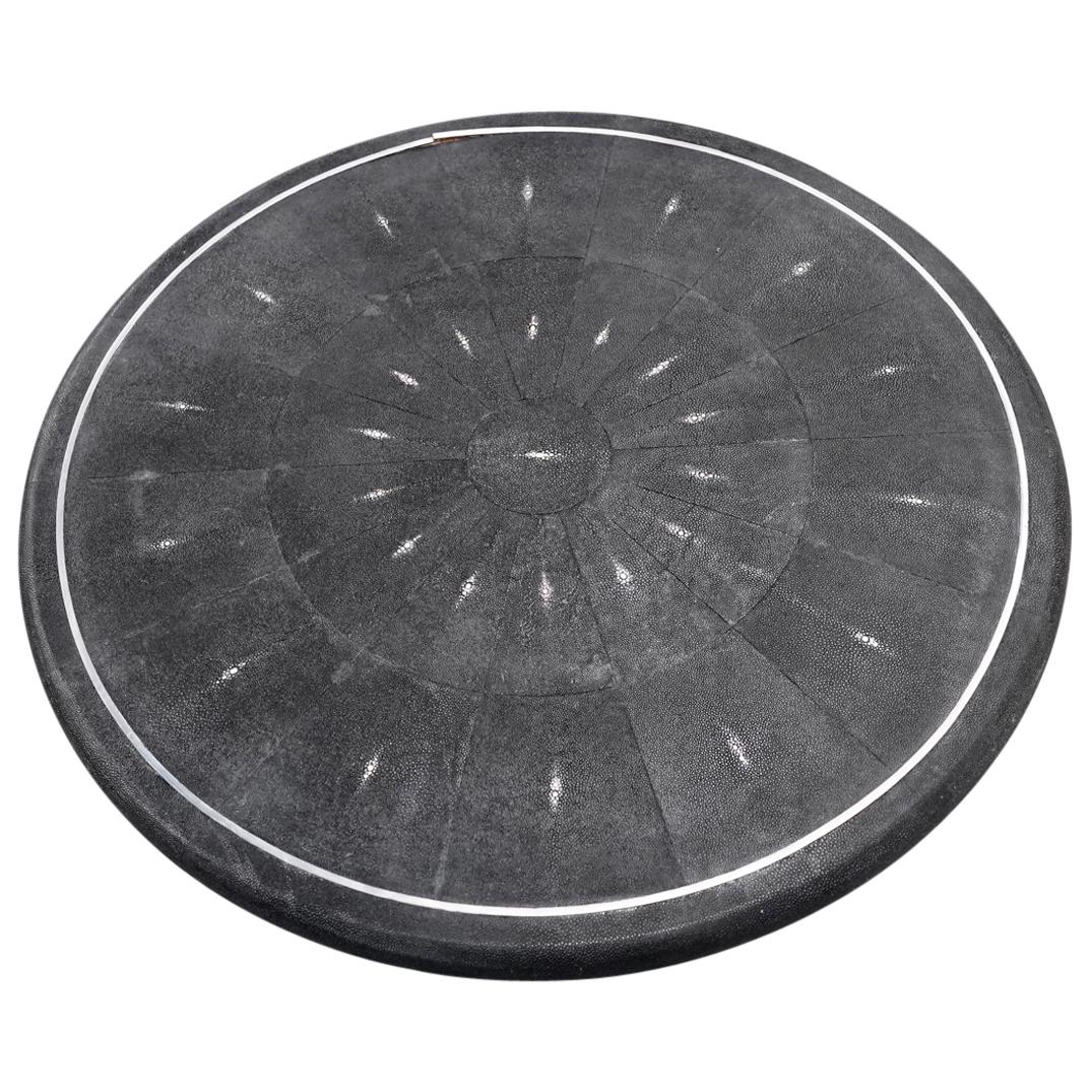 Ron Seff Shagreen Round Table Top (1 of 4)