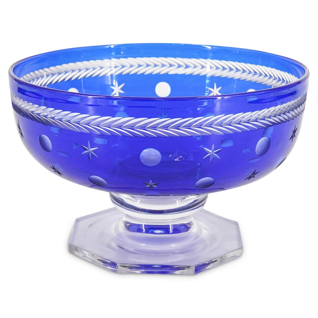 Steuben Flemish Blue Centerpiece Bowl (1 of 9)