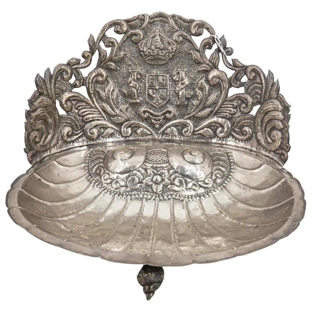 Spanish Colonial 980 Silver Baptismal Font (1 of 7)