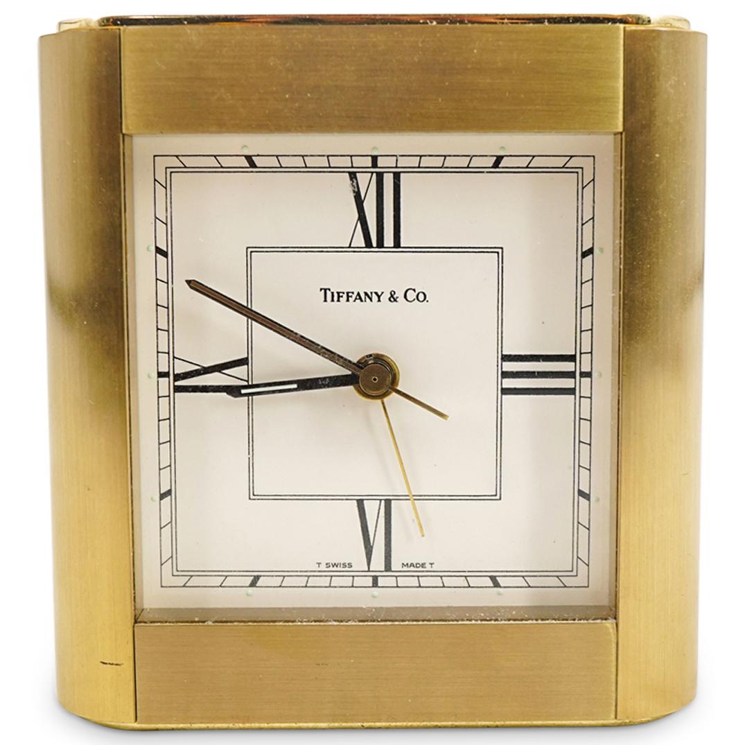 Tiffany & Co Brass Desk Clock (1 of 3)