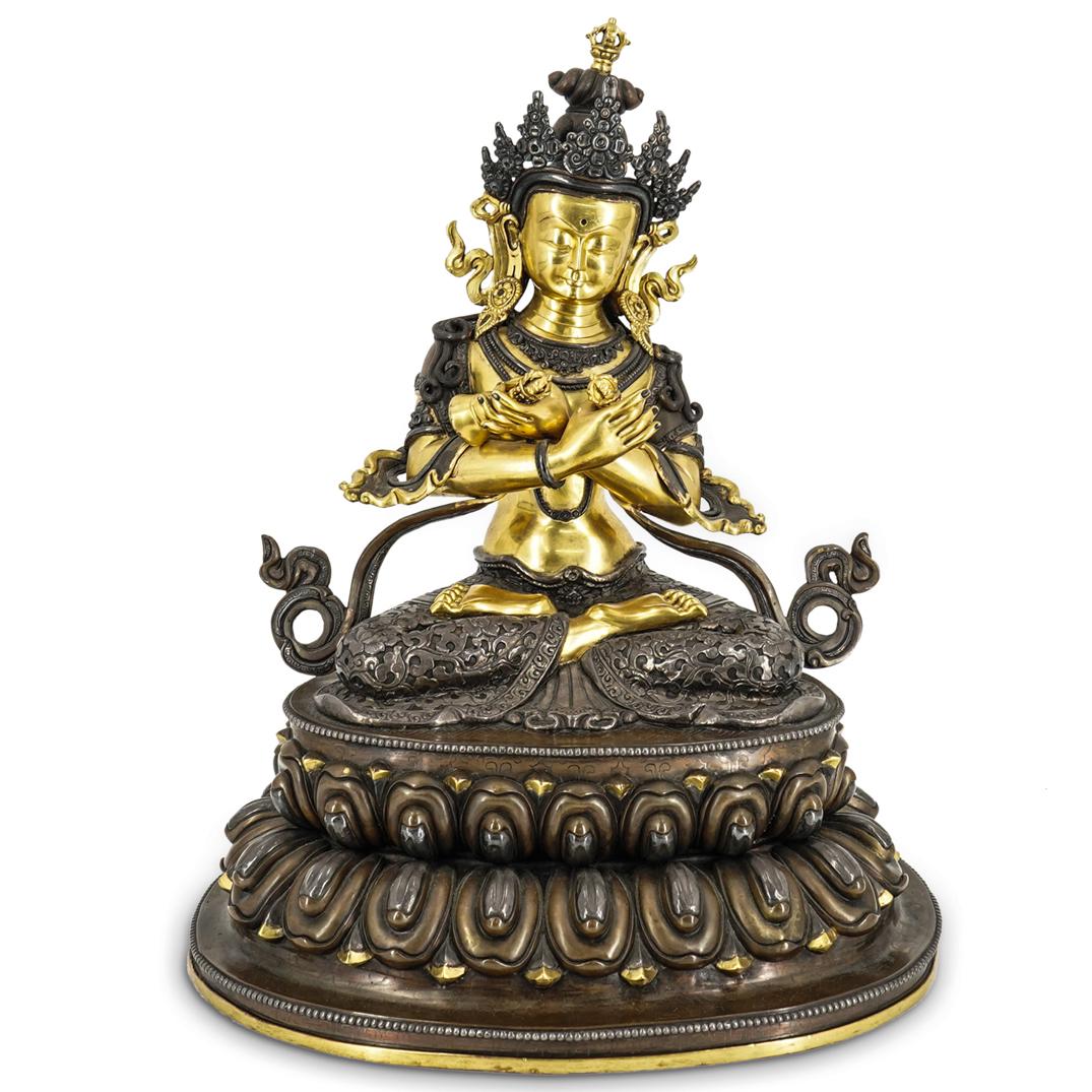 Early Tibetan Figure Of Cross-Armed Vajrasattva (1 of 13)