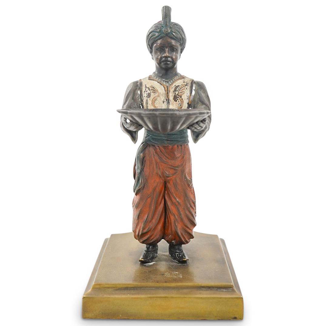 Austrian Cold Painted Orientalist Figural Tray (1 of 7)