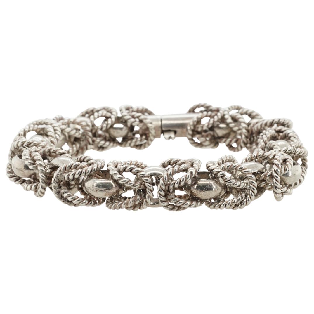 Middle Eastern Sterling Silver Bracelet (1 of 5)