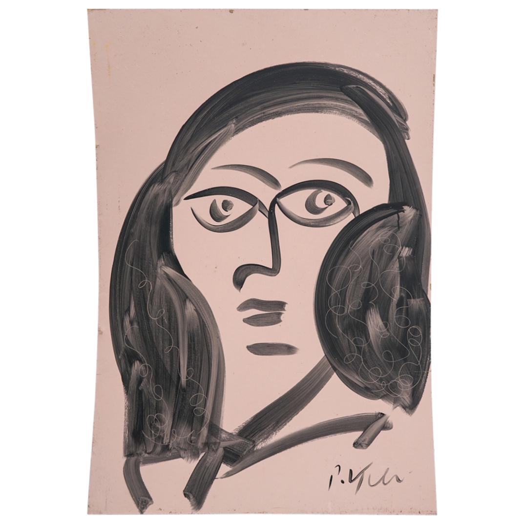 Peter Robert Keil (German, b. 1942) Portrait Oil on Board (1 of 7)