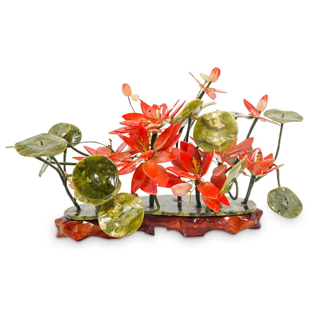 Vintage Chinese Spinach Jade Tree (1 of 6)