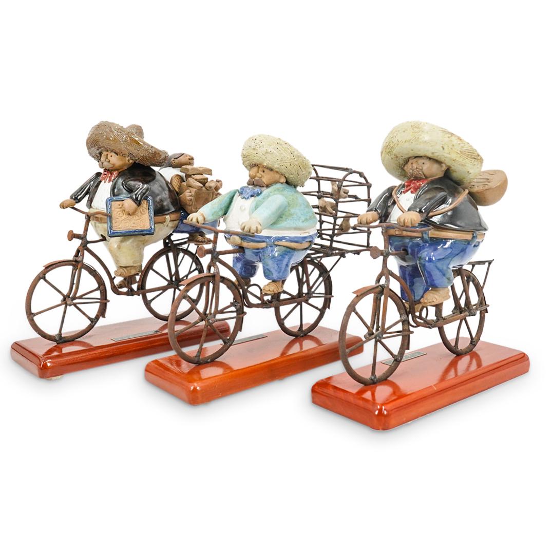 (4 Pc) Signed Rodo Padilla Mexican Ceramic Figurines (1 of 15)