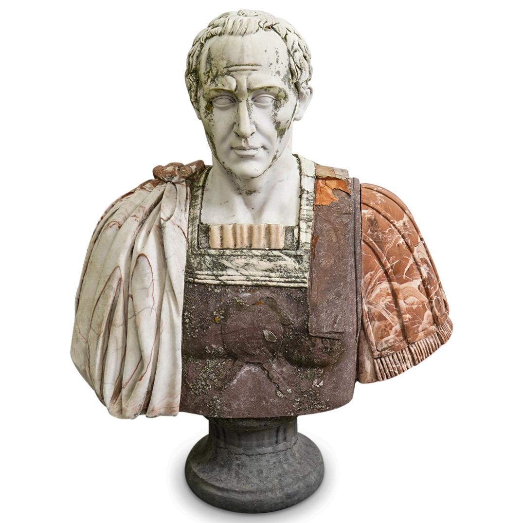 Antique Monumental Marble Emperor Bust (1 of 9)