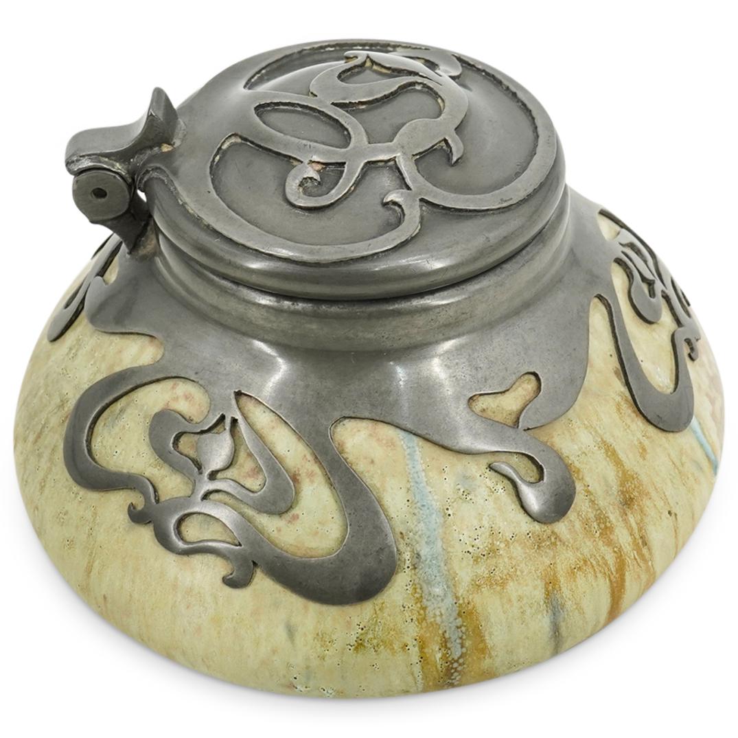 Alexandre Bigot (1862-1927), Edward Colonna (1862-1948) Inkwell (1 of 3)